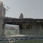 На месте разрушенной во время Кантара резиденции президента разбили сквер